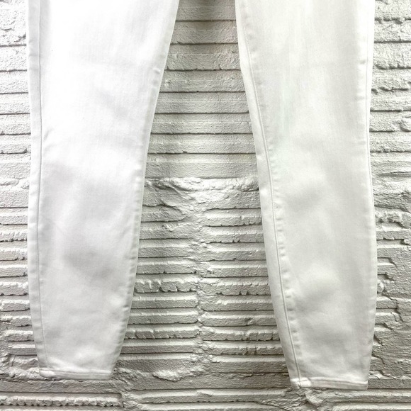 L'AGENCE NWOT Rochelle High Rise Skinny Jeans Blanc Coated Size 25 - Picture 4 of 12